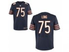 Nike jerseys chicago bears #75 long blue[Elite]