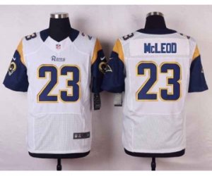 Nike NFL st. louis rams #23 mcleod white jerseys[Elite]