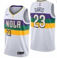 Pelicans #23 Anthony Davis White 2018-19 City Edition Nike Swingman Jersey