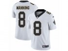 Mens Nike New Orleans Saints #8 Archie Manning Vapor Untouchable Limited White NFL Jersey