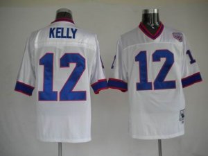 nfl buffalo bills #12 kelly m&n white