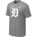 MLB Detroit Tigers Heathered L.Grey Nike Blended T-Shirt