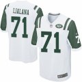 Mens Nike New York Jets #71 Ben Ijalana Game White NFL Jersey