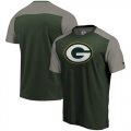 Green Bay Packers NFL Pro Line by Fanatics Branded Iconic Color Block T-Shirt