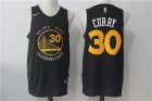Warriors #30 Stephen Curry Black Nike Stitched Jersey