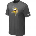 Minnesota Vikings Sideline Legend Authentic Logo T-Shirt Dark grey