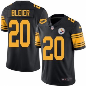 Men Nike Pittsburgh Steelers #20 Rocky Bleier Black Color Rush Limited Jersey