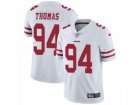 Mens Nike San Francisco 49ers #94 Solomon Thomas Vapor Untouchable Limited White NFL Jersey