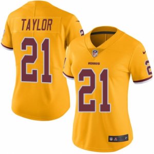 Women\'s Nike Washington Redskins #21 Sean Taylor Limited Gold Rush NFL Jersey