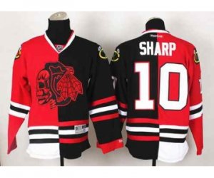 nhl jerseys chicago blackhawks #10 sharp black-red-1[split][the skeleton head]