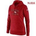 Women Denver Broncos Logo Pullover Hoodie-9