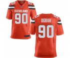 Men's Nike Cleveland Browns #90 Emmanuel Ogbah Elite Orange Alternate NFL Jersey