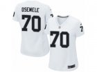 Women Nike Oakland Raiders #70 Kelechi Osemele Game White NFL Jersey
