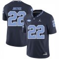 North Carolina Tar Heels 22 Charlie Justice Black College Football Jersey