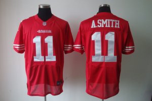 Nike San Francisco 49ers #11 Smith red Elite jerseys