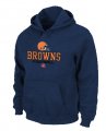Cleveland Browns Critical Victory Pullover Hoodie D.Blue