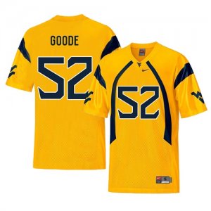 West Virginia Mountaineers #52 Najee Goode Gold College Football Jersey