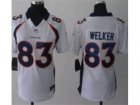 Nike Women NFL Denver Broncos #83 Wes Welker White Jerseys