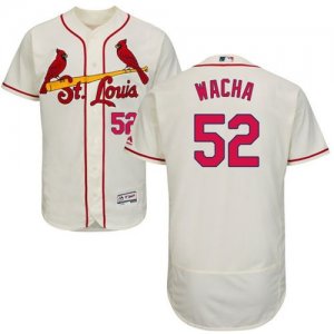 St.Louis Cardinals #52 Michael Wacha Cream Flexbase Authentic Collection Stitched Baseball Jersey