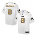 Nike Detroit Lions #9 Matthew Stafford White Men NFL Pro Line Fashion Game Jersey