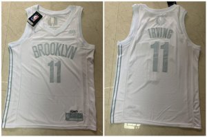 Nets #11 Kyrie Irving White Nike Swingman MVP Jersey