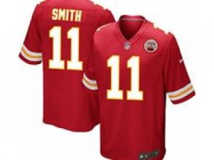 Nike NFL Kansas City Chiefs #11 Alex Smith Red Jerseys(Game)