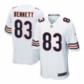 Men's Nike Chicago Bears #83 Martellus Bennett Game White NFL Jersey