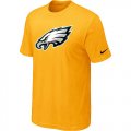 Philadelphia Eagles Sideline Legend Authentic Logo T-Shirt Yellow