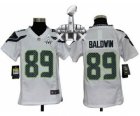 2015 Super Bowl XLIX nike youth nfl jerseys seattle seahawks #89 baldwin white[nike][baldwin]