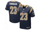 Mens Nike Los Angeles Rams #23 Benny Cunningham Elite Navy Blue Team Color NFL Jersey
