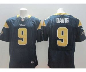 Nike St.Louis Rams #9 Austin Davis Blue Jerseys(Elite)