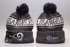 Rams Fresh Logo Gray Knit Hat YP