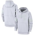 Atlanta Falcons Nike NFL 100 2019 Sideline Platinum Therma Pullover Hoodie White