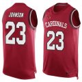 Nike Arizona Cardinals #23 Chris Johnson Red Team Color Men's Stitched NFL Limited Tank Top Jersey