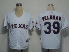 MLB Texas Rangers #39 Feldman White[Cool Base]