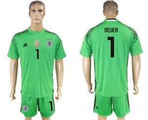 Germany 1 NEUER Green Goalkeeper 2018 FIFA