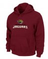 Jacksonville Jaguars Authentic Logo Pullover Hoodie RED