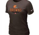 Women Cleveland Browns Brown T-Shirt