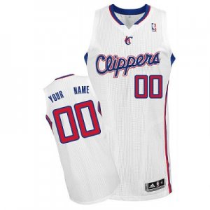 Customized Los Angeles Clippers Jersey Revolution 30 White Home Basketball