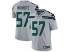 Mens Nike Seattle Seahawks #57 Michael Wilhoite Vapor Untouchable Limited Grey Alternate NFL Jersey