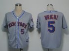 MLB New York Mets #5 Wright Grey[Cool Base]