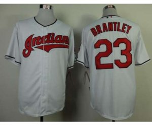 mlb jerseys cleveland indians #23 brantley white