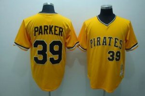 mlb pittsburgh pirates #39 parker m&n yellow