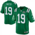 Nike New York Jets #19 Devin Smith Green Men Rush jerseys(Elite)