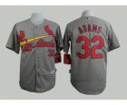 mlb jerseys st. louis cardinals #32 adams grey