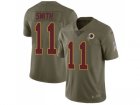 Nike Washington Redskins #11 Alex Smith Olive Men Stitched NFL Limited 2017 Salute To Service Jersey