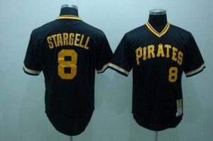 mlb pittsburgh pirates stargell #8 m&n black