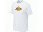 Los Angeles Lakers Big & Tall Primary Logo White T-Shirt