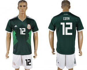 Mexico 12 COTA Home 2018 FIFA World Cup Soccer Jersey