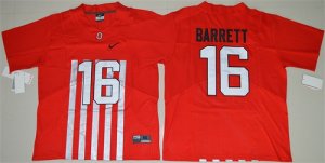 Ohio State Buckeyes 16 J.T. Barrett Red College Throwback Jersey